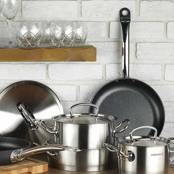 Korkmaz Proline 24 cm Satin Tencere A1162 - Resim 3