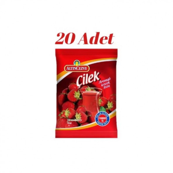 ALTINCEZVE ÇİLEK AROMALI İÇECEK TOZU ürün görseli 1