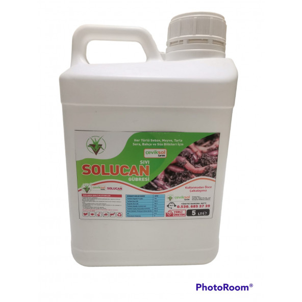 ÇEVİK SIVI SOLUCAN GÜBRESİ 5 LT ürün görseli 1