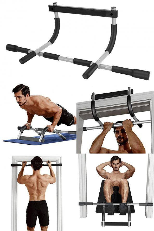 Kapı Barfiksi Çok Fonksiyonlu Mekik Şınav Barfix Aleti Demiri Çubuğu Chin Up Pull Up Demiri ürün görseli 1