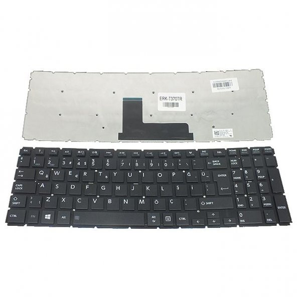 Toshiba Satellite L50-C-1WL L50-C-1WM Klavyesi Siyah TR ürün görseli 1