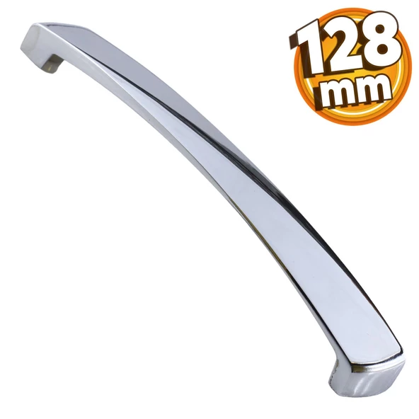 Motif Mobilya Mutfak Dolabı Çekmece Dolap Kulpu Kulpları Kulbu Krom (128 MM-12.8 CM) Metal Kulp ürün görseli 1