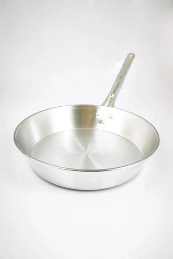 Tek Kulp Alüminyum Kavurma Kızartma Balık Tavası 32cm Büyük Tava ürün görseli 1