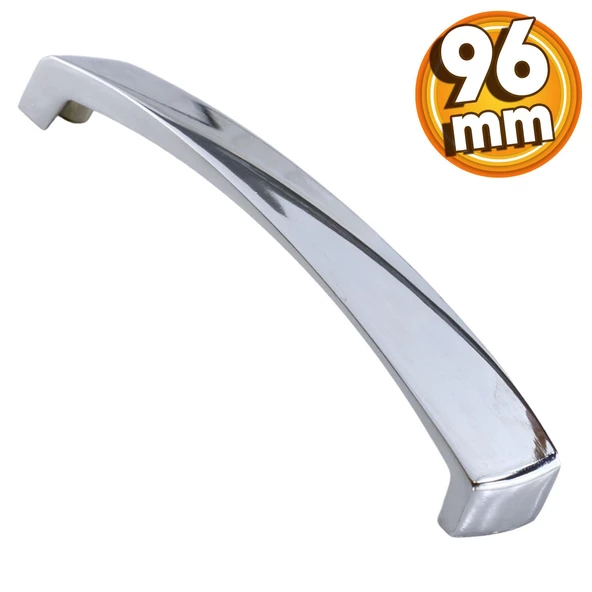 Motif Mobilya Mutfak Dolabı Çekmece Dolap Kapak Kulpu Kulpları Kulbu Krom (96 MM-9.6 CM) Metal Kulp ürün görseli 1