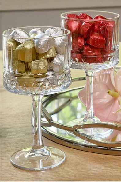 Paşabahçe elysia ayaklı martini kadeh - 4 lü çok amaçlı sunum bardağı ürün görseli 1