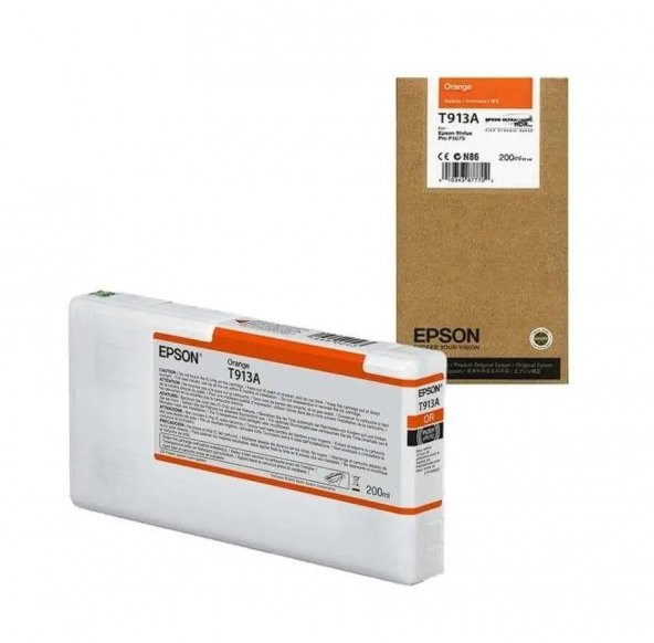 Epson T913A Ultrachrome Turuncu Kartuş (2024) - SC-P5000/5070 Uyumlu Kartuş ürün görseli 1