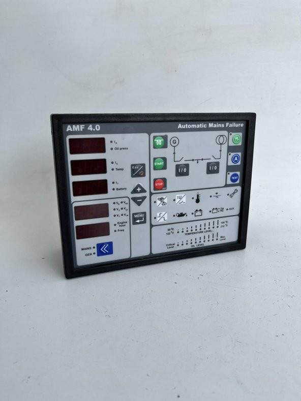 AMF 4.0 Automatic Mains Failure Jeneratör Kontrol Paneli 2.El - Resim 2