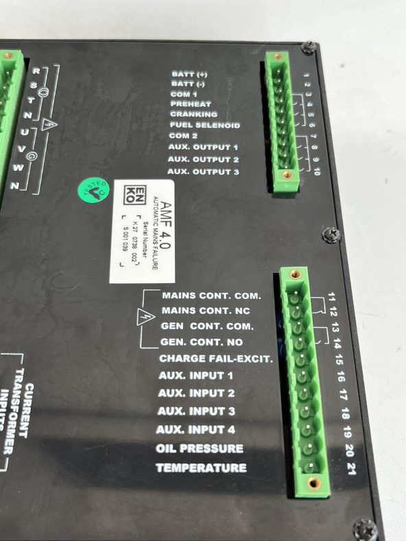 AMF 4.0 Automatic Mains Failure Jeneratör Kontrol Paneli 2.El - Resim 6