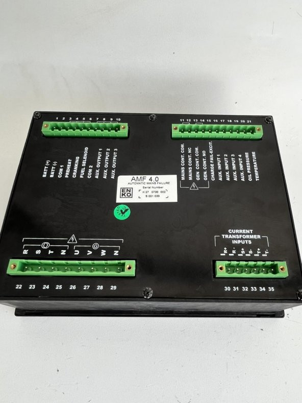 AMF 4.0 Automatic Mains Failure Jeneratör Kontrol Paneli 2.El - Resim 7
