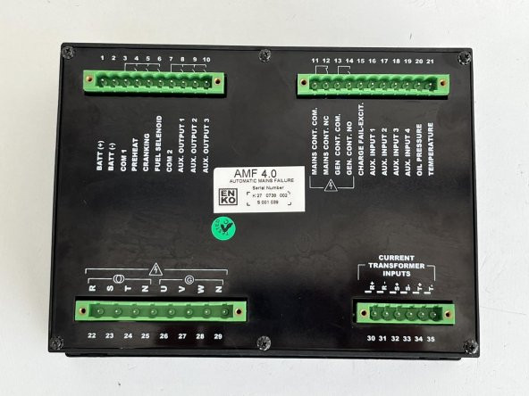 AMF 4.0 Automatic Mains Failure Jeneratör Kontrol Paneli 2.El - Resim 8