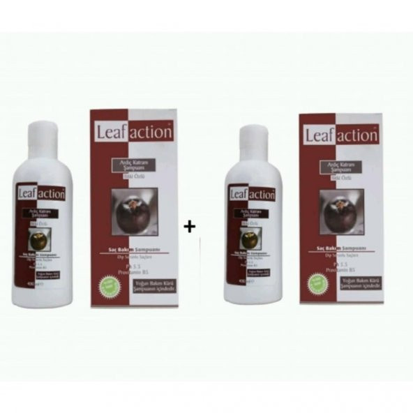 Leaf Action Ardıç Katranlı Bakım Şampuanı 2 x 400 ML ürün görseli 1