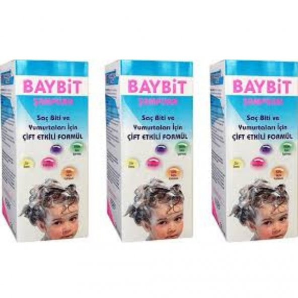 Baybit Şampuan Saç Biti ve Yumurtaları 3 x 100 ML ürün görseli 1