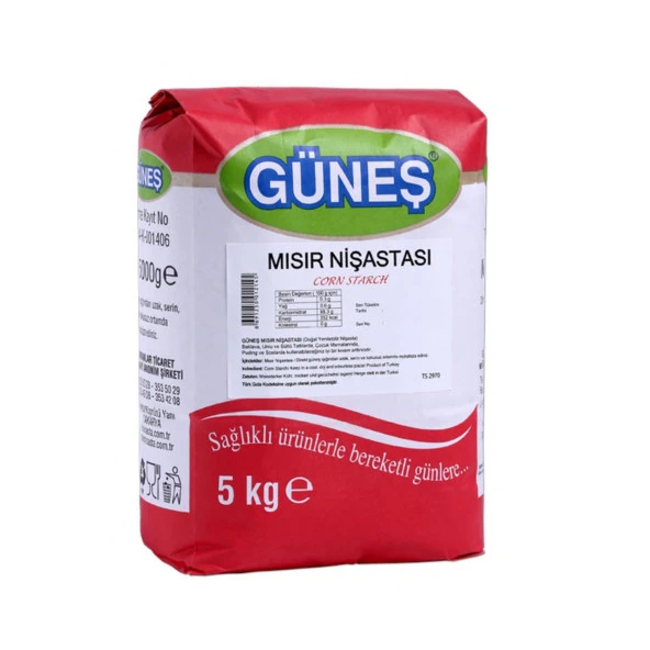 Güneş Mısır Nişastası 5 kg ürün görseli 1
