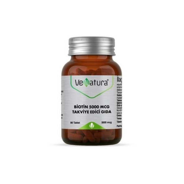 VeNatura Biotin 5000 mcg 90 Tablet ürün görseli 1