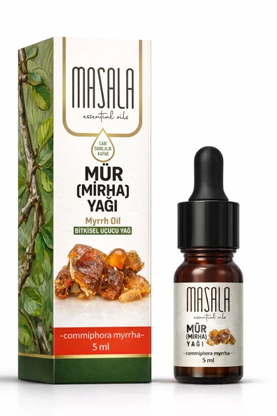 Masala Mür Yağı 5 ml - Mirha (Myrrh Essential Oil) ürün görseli 1