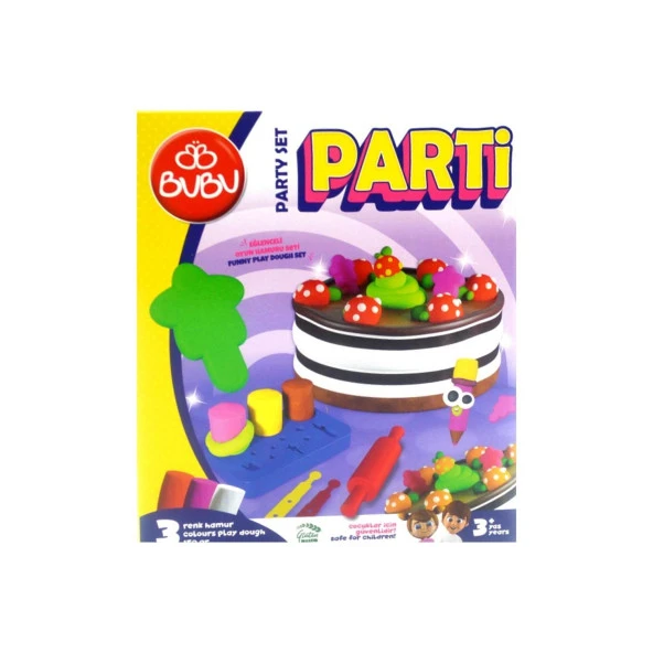 Bu-bu Parti Oyun Hamuru Seti 7 Parça ürün görseli 1
