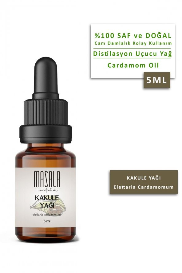 Masala Kakule Yağı 5 ml  (Cardamom Essential Oil) ürün görseli 1
