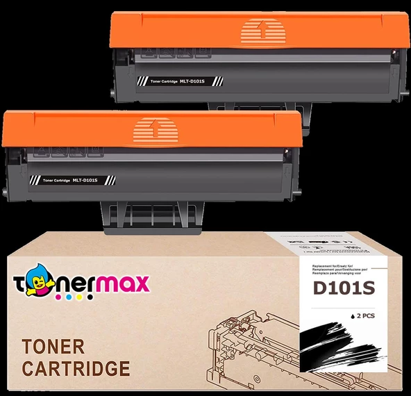 Samsung MLT-D101S Muadil Toner 2'li Paket / ML-2160 / ML-2165 / SCX-3400 / SCX-3405 / SF-760 ürün görseli 1