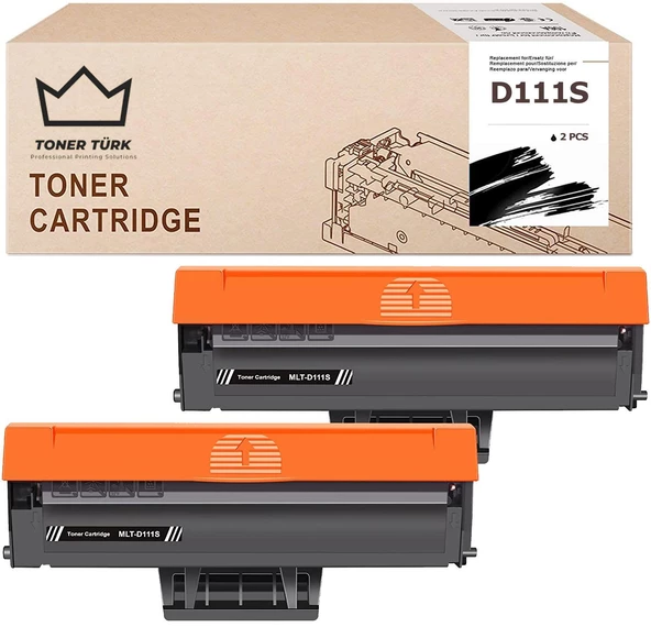Samsung MLT-D111S Muadil Toner 2'li Paket / Xpress M2020 / M2022 / M2070 ürün görseli 1