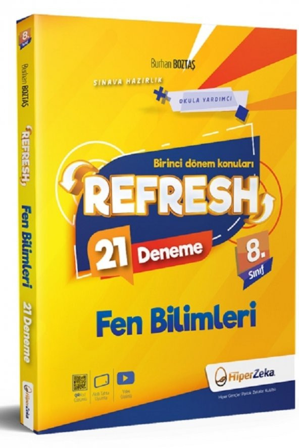 8. Sınıf Refresh Fen Bilimleri 21 Deneme  Lgs 1. Dönem Konuları ürün görseli 1