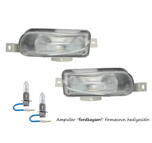 Ford Transit Sis Far Lambası Sağ Sol Takım Ampullü 2001-2006 ürün görseli 1
