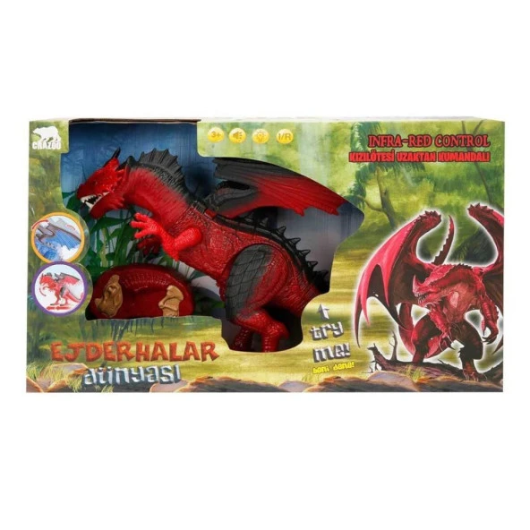 36139 Uzaktan Kumandalı Sesli Ve Işıklı Dragon ürün görseli 1
