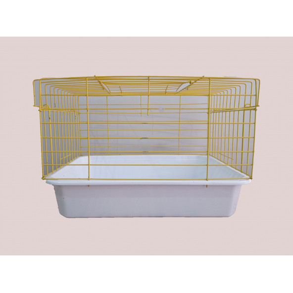 Kemirgen Kafesi Sarı Renk (Tavşan Guineapig) Büyük Boy ürün görseli 1