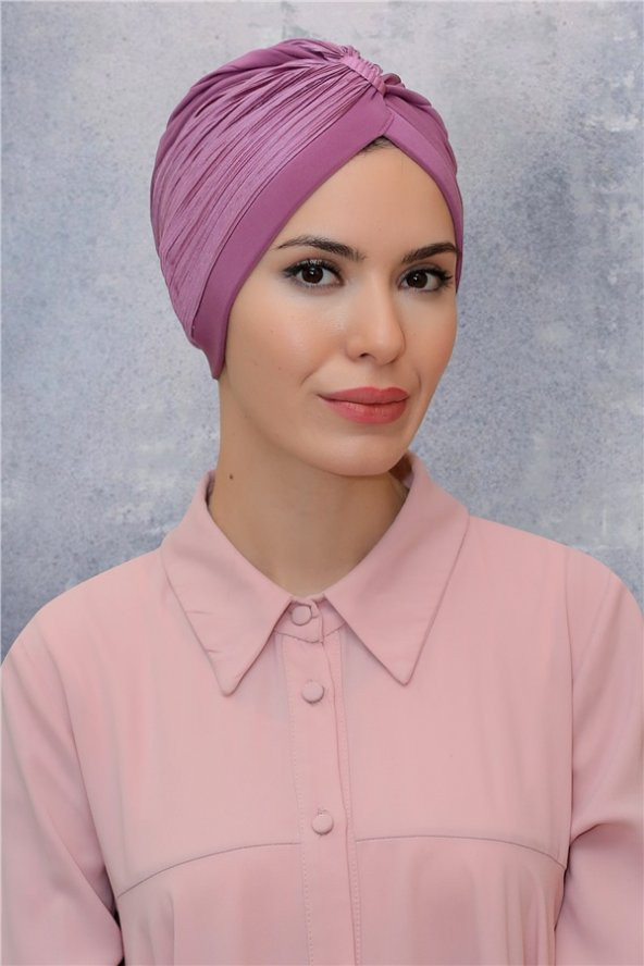 Şarabi Pratik Hazır Geçmeli Tesettür Bone Fukuro Sandy Kumaş Büzgülü 1831_08 ürün görseli 1