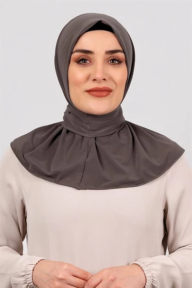 Vizon Pratik Hazır Geçmeli Tesettür Eşarp Sandy Kumaş Arkadan Çıtçıtlı 2101_10 ürün görseli 1