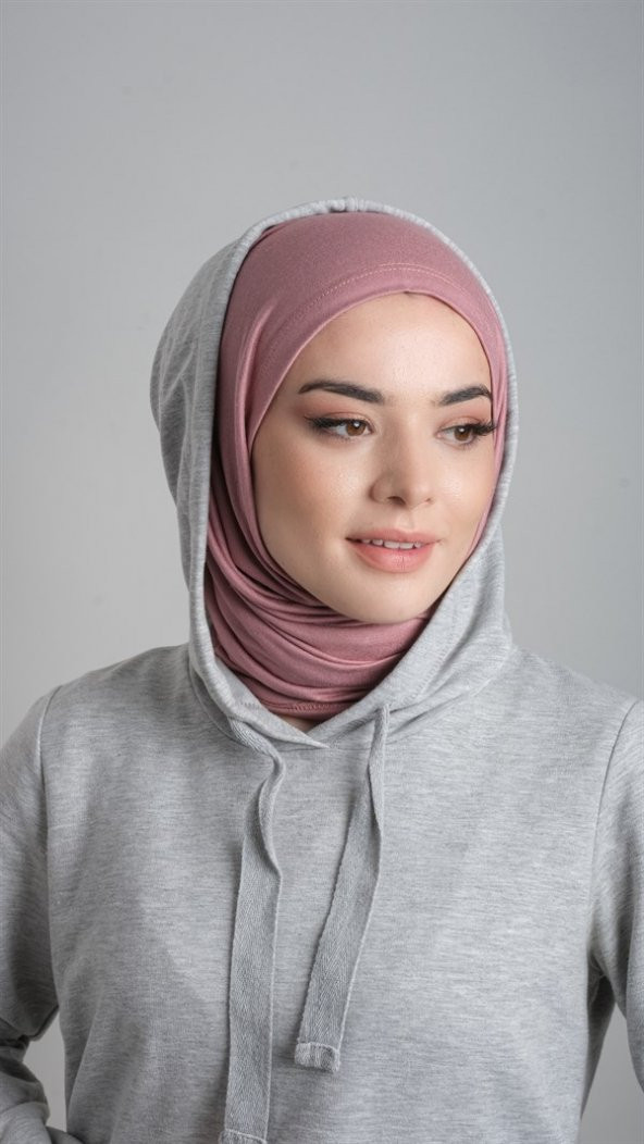 Pudra Pratik Hazır Geçmeli Şal Viskon Kumaş Penye Şal 2108_06 ürün görseli 1