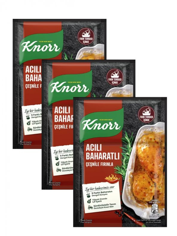 Acılı Baharatlı Fırında Tavuk Çeşnisi 31 gr, 3 adet ürün görseli 1