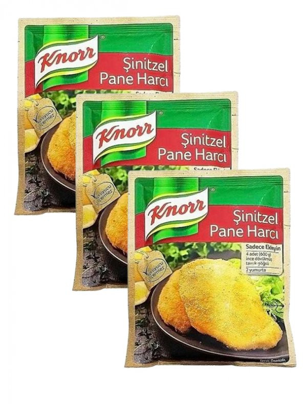 Şinitzel Pane Harcı 90 gr, 3 adet ürün görseli 1