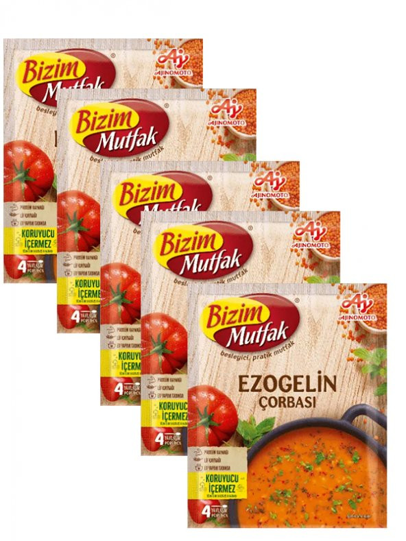 EZOGELİN ÇORBA SETİ, 5x65 gr ürün görseli 1