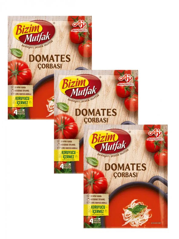 DOMATES ÇORBASI SETİ, 3x65 gr ürün görseli 1