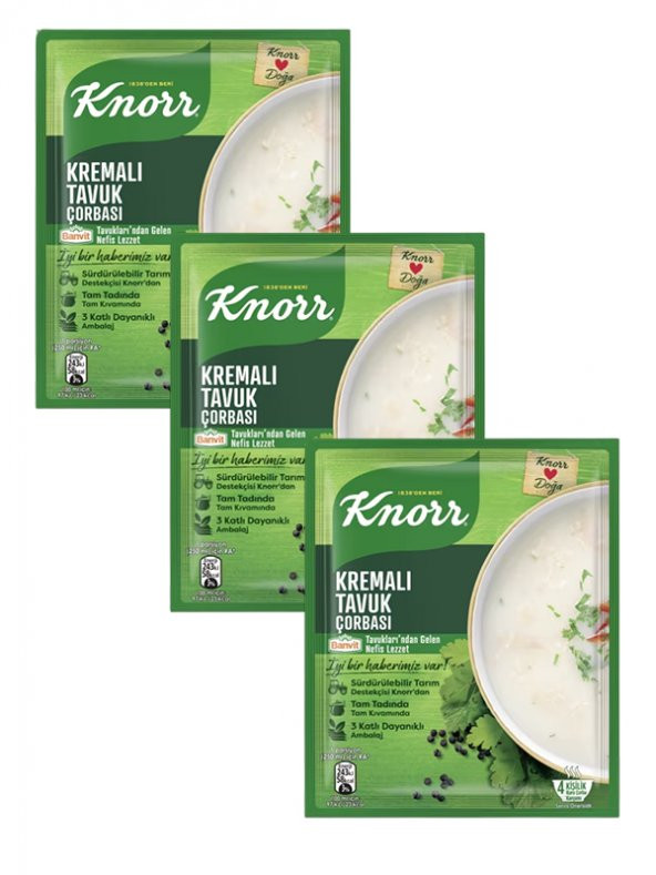 KREMALI TAVUK ÇORBA GRUBU, 3x72 gr ürün görseli 1