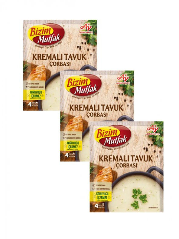 KREMALI TAVUK ÇORBASI SETİ, 3x65 gr ürün görseli 1