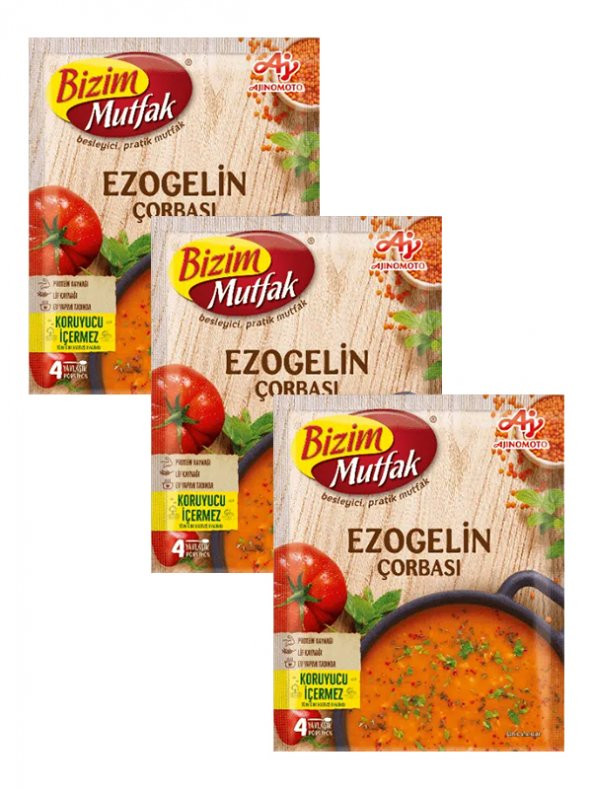 EZOGELİN ÇORBA SETİ, 3x65 gr ürün görseli 1