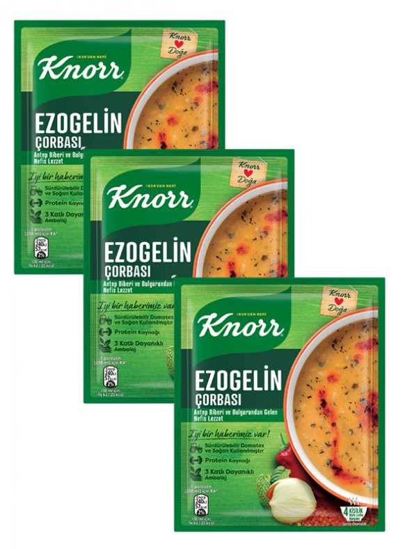 EZOGELİN ÇORBA GRUBU, 3x72 gr ürün görseli 1