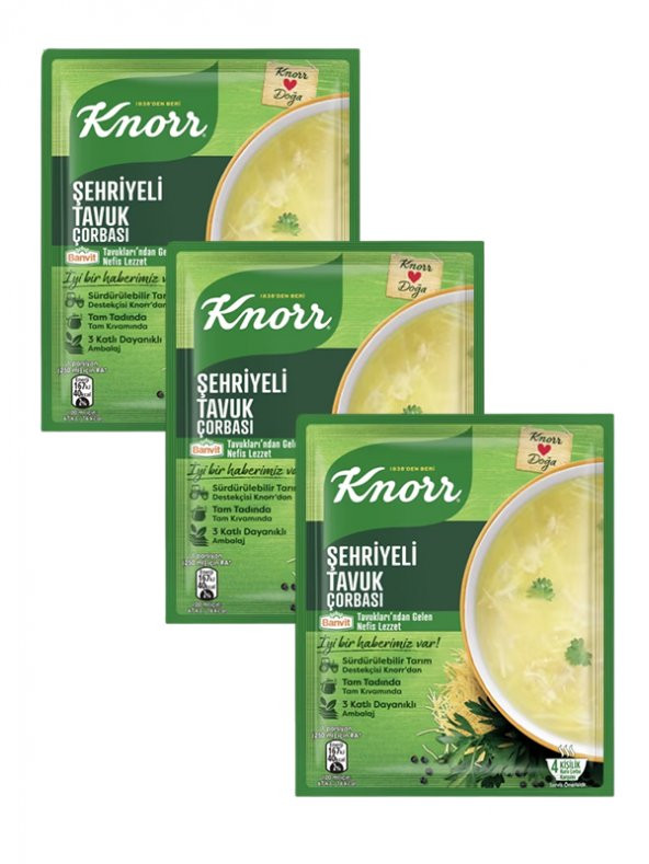 ŞEHRİYELİ TAVUK ÇORBA GRUBU, 3x72 gr ürün görseli 1