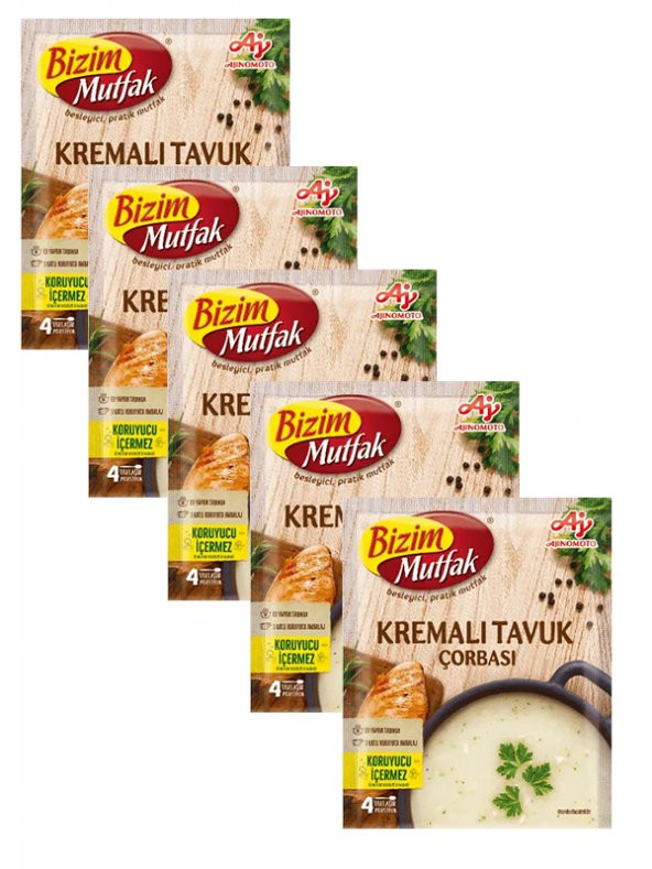 KREMALI TAVUK ÇORBASI SETİ, 5x65 gr ürün görseli 1