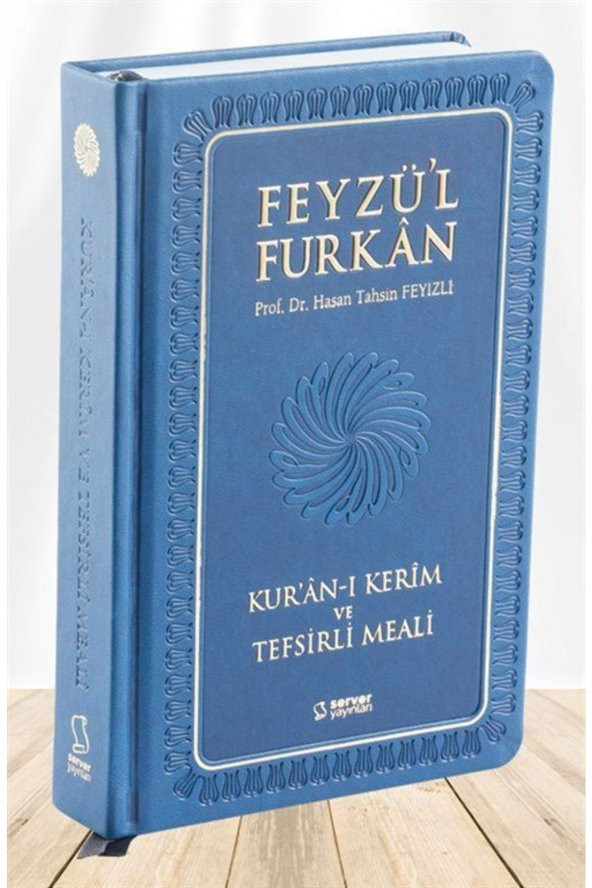Feyzül Furkan Kurân-ı Kerîm Ve Tefsirli Meali (orta Boy - Mushaf Ve Meal) Lacivert & Karşılıklı... ürün görseli 1