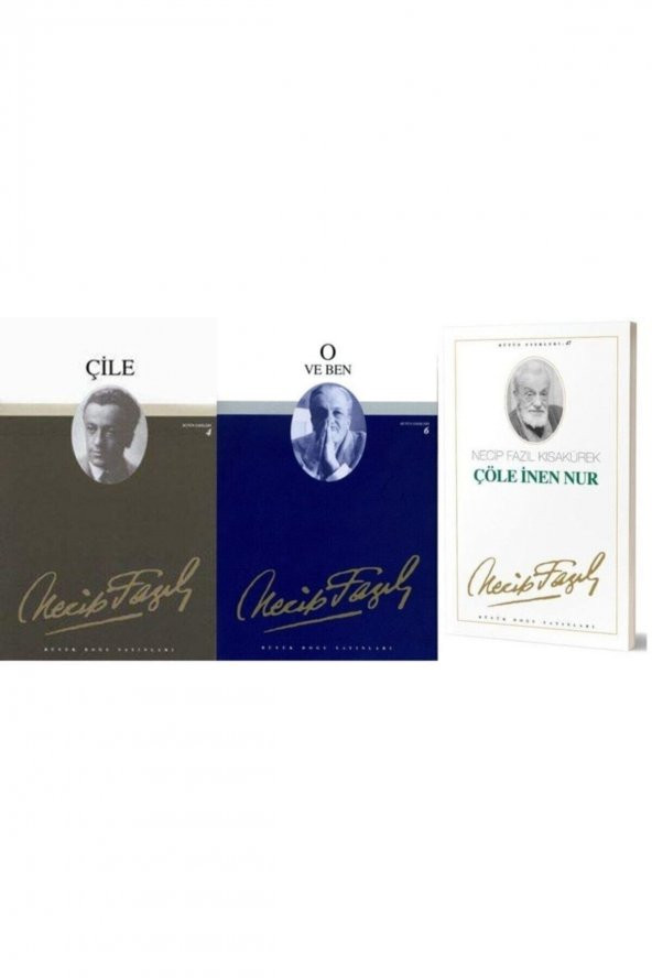 Çile / O Ve Ben / Çöle Inen Nur ( 3 Kitap Set ) ürün görseli 1