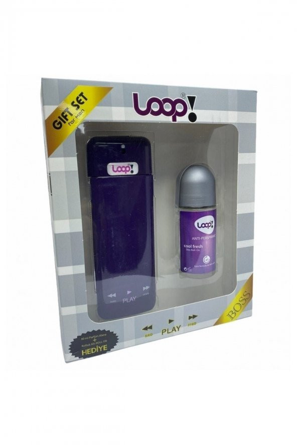Loop Men Parfüm-80ml+loop Rollon Set ürün görseli 1