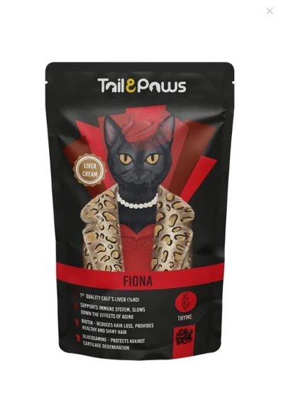 Tail Paws Fiona Liver Ciğerli Kedi Yaş Mama 80 Gr ürün görseli 1