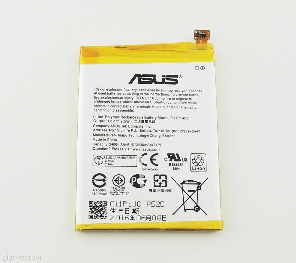 Asus Zenfone 2 ZE500CL Batarya Pil 100 Orjinal C11P1423 ürün görseli 1