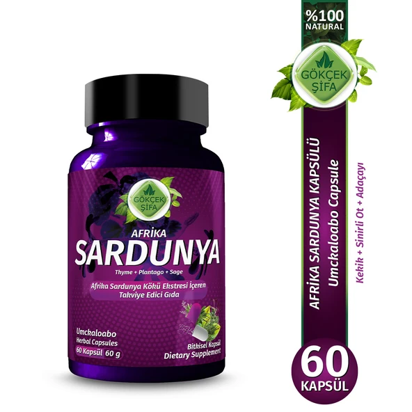Afrika Sardunya Kapsül (UMCKALOABO CAPSULE) 60 Adet ürün görseli 1