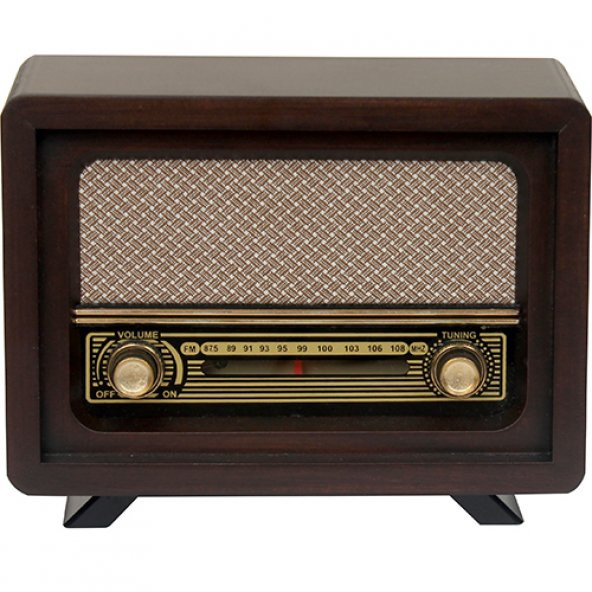 Radyo nostaljik+Pil+Adaptör - Resim 2