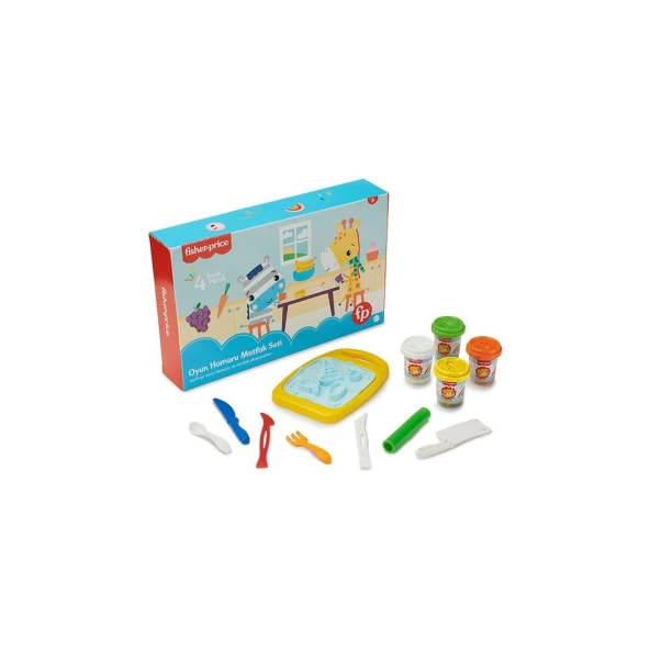 Fisher Price Mutfak Oyun Hamuru Seti 8 Parça + 4 Adet Oyun Hamuru ürün görseli 1