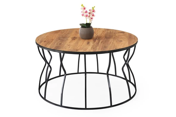 Lale Metal Orta Sehpa 80x43cm - Resim 3