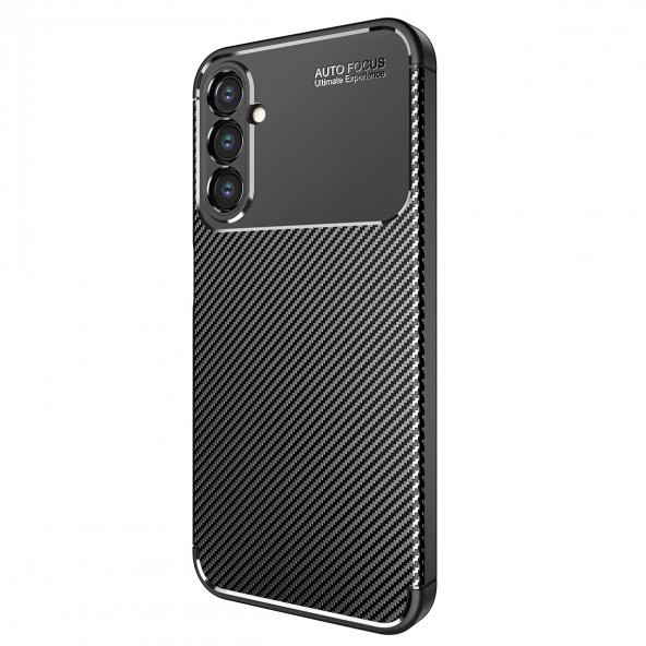 Samsung Galaxy A14 Kılıf Focus Karbon Kamera Korumalı Silikon Kılıf ürün görseli 1